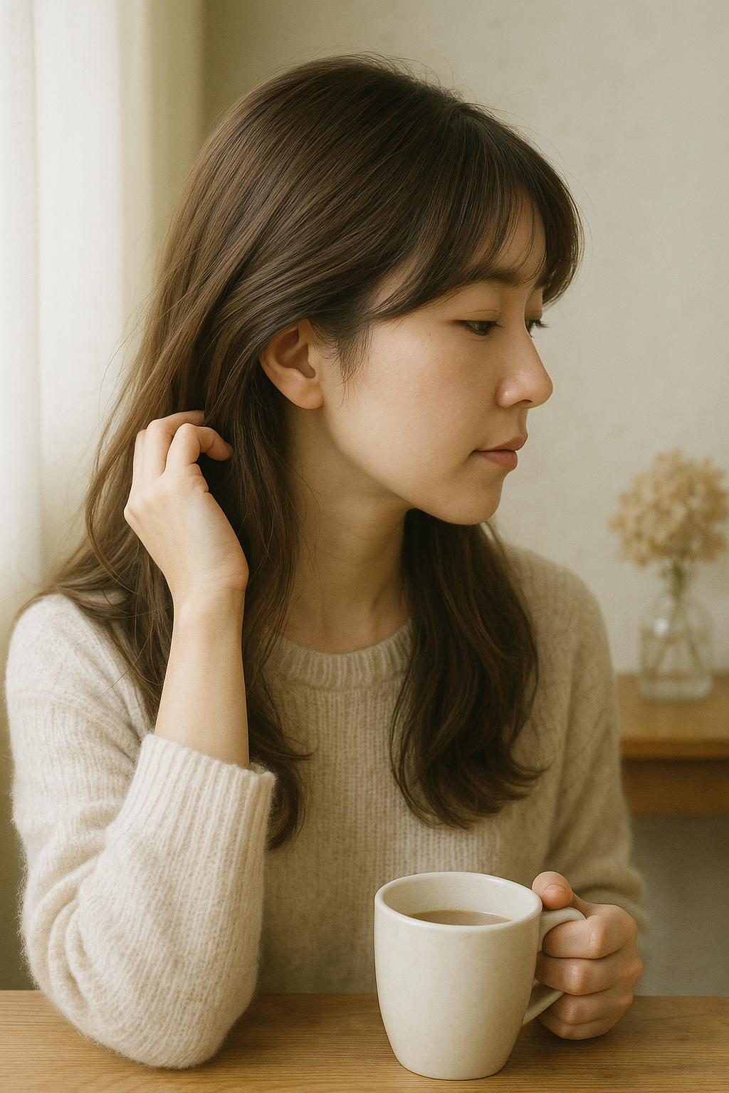 外見を整える習慣をイメージした女性の手元